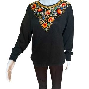 Victoria Harbour Sequin Sweater size Large